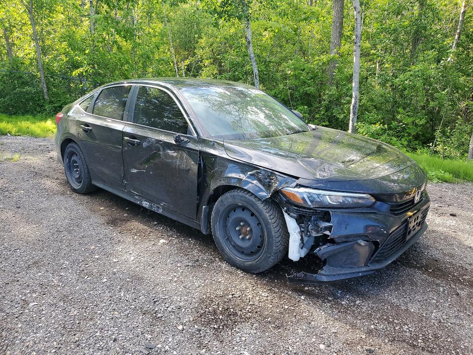 2022 Honda Civic VIN 2HGFE2F25NH104973 COPART salvage auction — FRONT END, On - Permit No Brand - Unfit, sold $8,100 on 2026-07-02 (photo 4)
