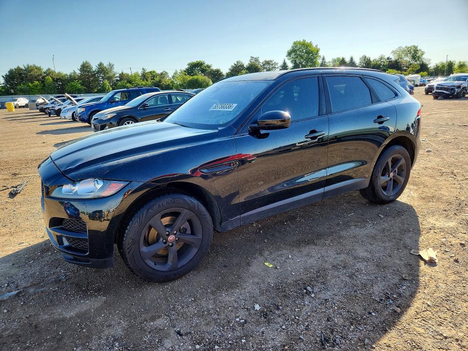 2019 Jaguar F-pace VIN SADCJ2FX7KA609467 COPART salvage auction — FRONT END, Il - Salvage Certificate, sold $5,600 on 2026-07-09 (photo 1)