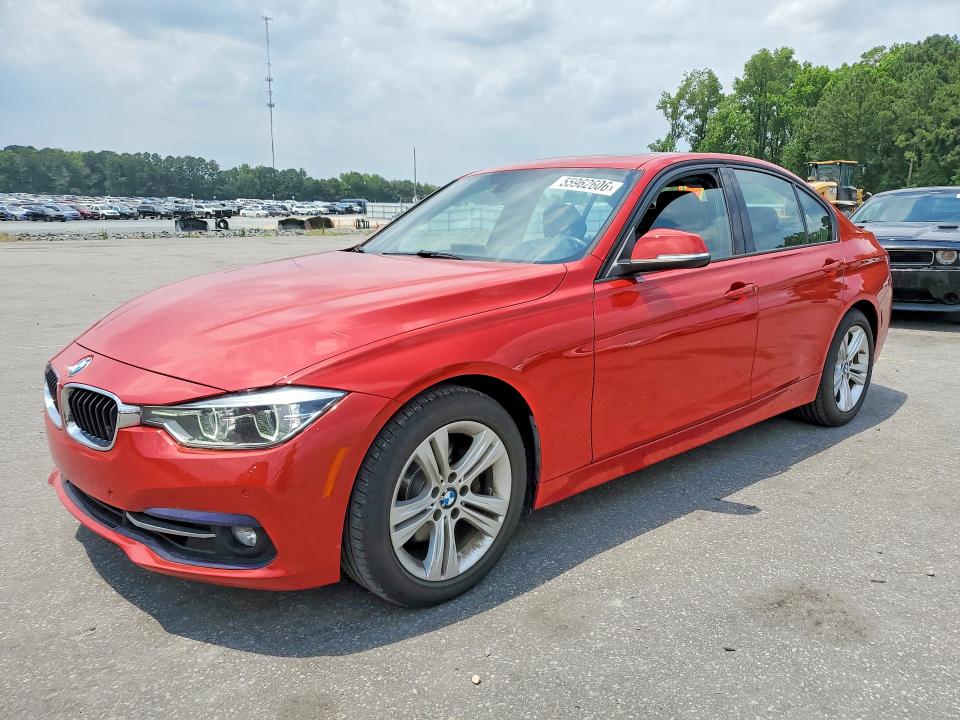 2016 BMW 3er VIN WBA8E9C52GP847682 COPART salvage auction — WATER/FLOOD, Nc - Salvage Cert-Water/Flood Damag, sold $2,300 on 2026-07-16 (photo 1)