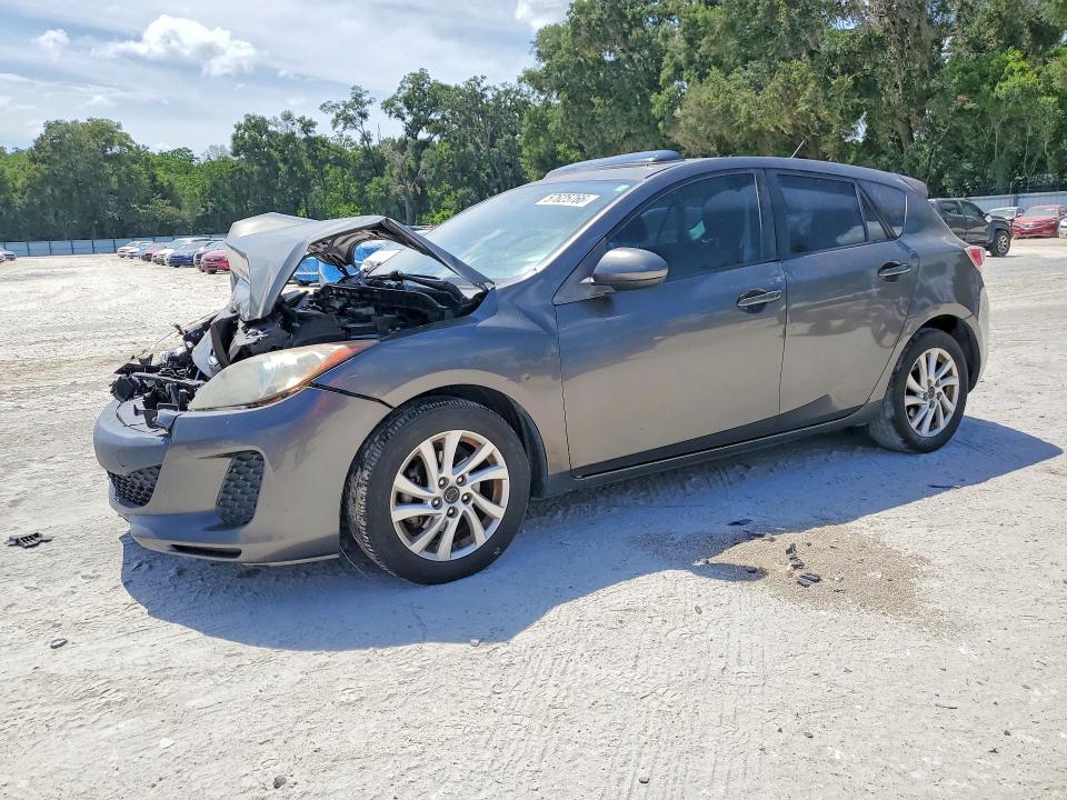 2013 Mazda 3 VIN JM1BL1L74D1835226 COPART salvage auction — FRONT END, Fl - Cert Of Title Slvg Rebuildable, sold $550 on 2026-07-14 (photo 1)
