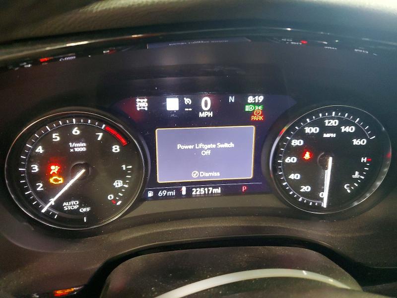 2020 Cadillac Xt6 VIN 1GYKPBRS6LZ100103 COPART salvage auction — FRONT END, Mn - Cert Of Title-Salvage, sold $9,900 on 2026-08-11 (photo 9)
