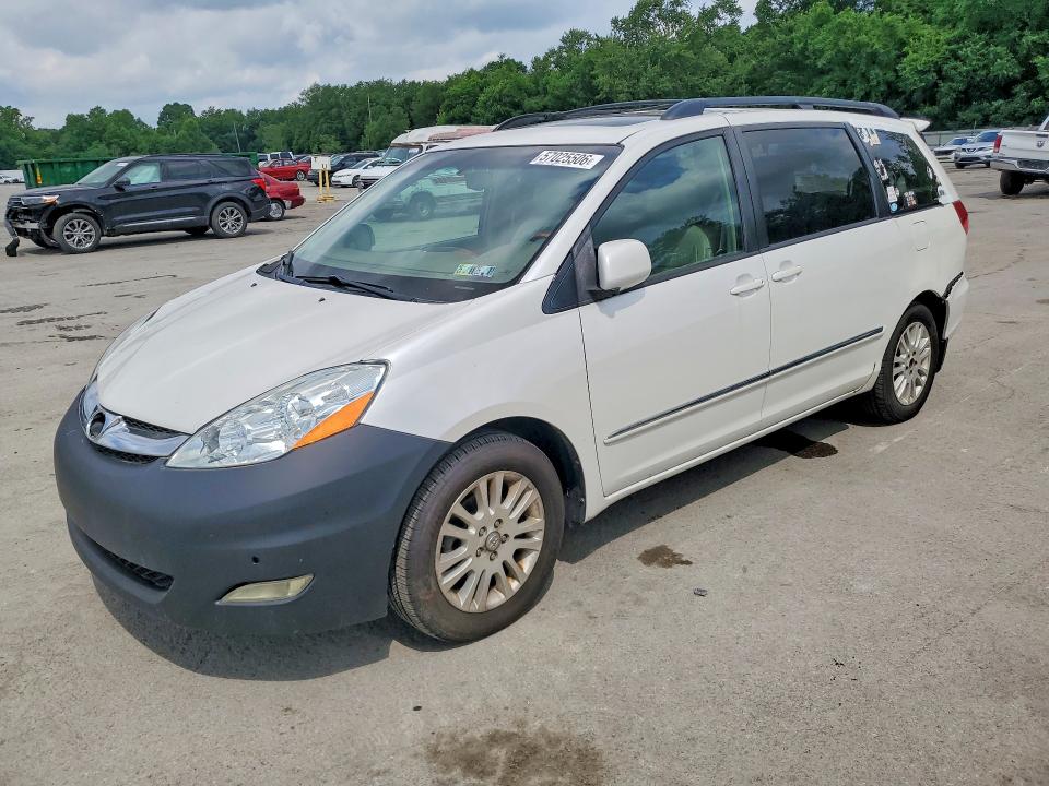 2008 Toyota Sienna VIN 5TDZK22C88S203120 COPART salvage auction — REAR END, Pa - Certificate Of Salvage, sold $900 on 2026-07-16 (photo 1)