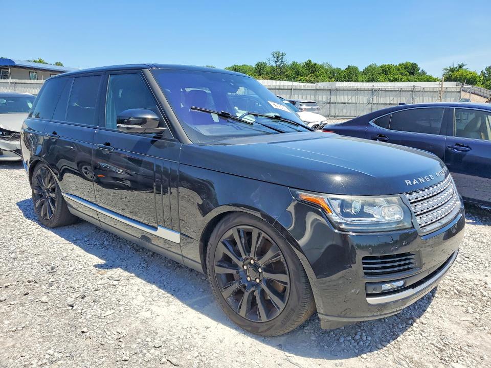 2017 Land rover RANGE ROVER VIN SALGS2FE3HA329605 COPART salvage auction — NORMAL WEAR, Al - Certificate Of Title (P), sold $7,800 on 2026-07-28 (photo 4)