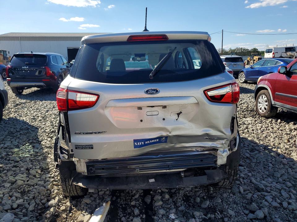 2020 Ford Ecosport VIN MAJ6S3FL0LC382594 COPART salvage auction — REAR END, Nj - Cert Of Title-Salvage, sold $2,900 on 2026-07-27 (photo 6)