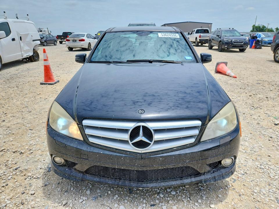 2010 Mercedes-benz C-klasse VIN WDDGF5GB5AR106190 COPART salvage auction — REAR END, Tx - Salvage Vehicle Title, sold $400 on 2026-07-09 (photo 5)