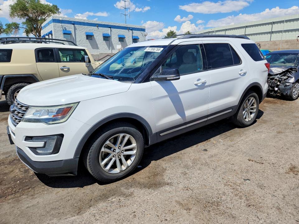 2017 Ford Explorer VIN 1FM5K7D83HGB31544 COPART salvage auction — HAIL, Nm - Cert Of Title-Salvage, sold $3,350 on 2026-08-20 (photo 1)