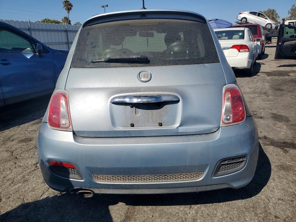 2013 Fiat 500 VIN 3C3CFFBR4DT573572 COPART salvage auction — FRONT END, Mt - Dis/Dlr/Exp Only Clean Title, sold $250 on 2026-07-27 (photo 6)