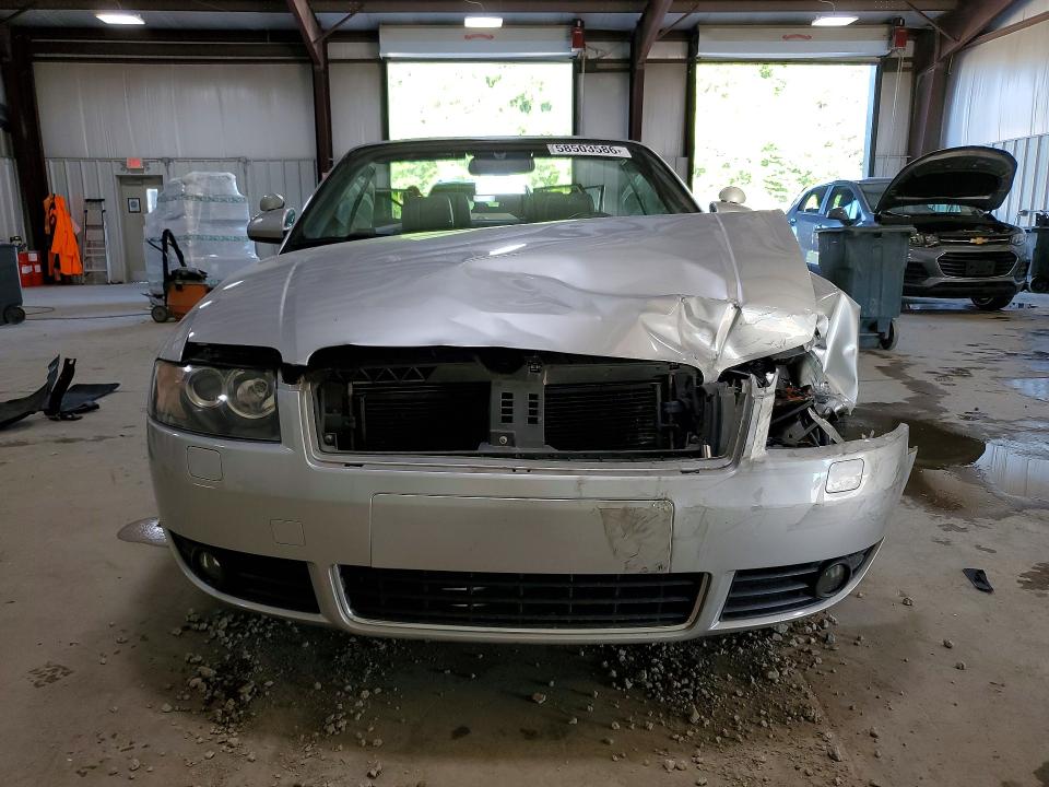 2006 Audi A4 quattro VIN WAUDT48H86K008285 COPART salvage auction — FRONT END, Pa - Certificate Of Salvage, sold $450 on 2026-07-08 (photo 5)