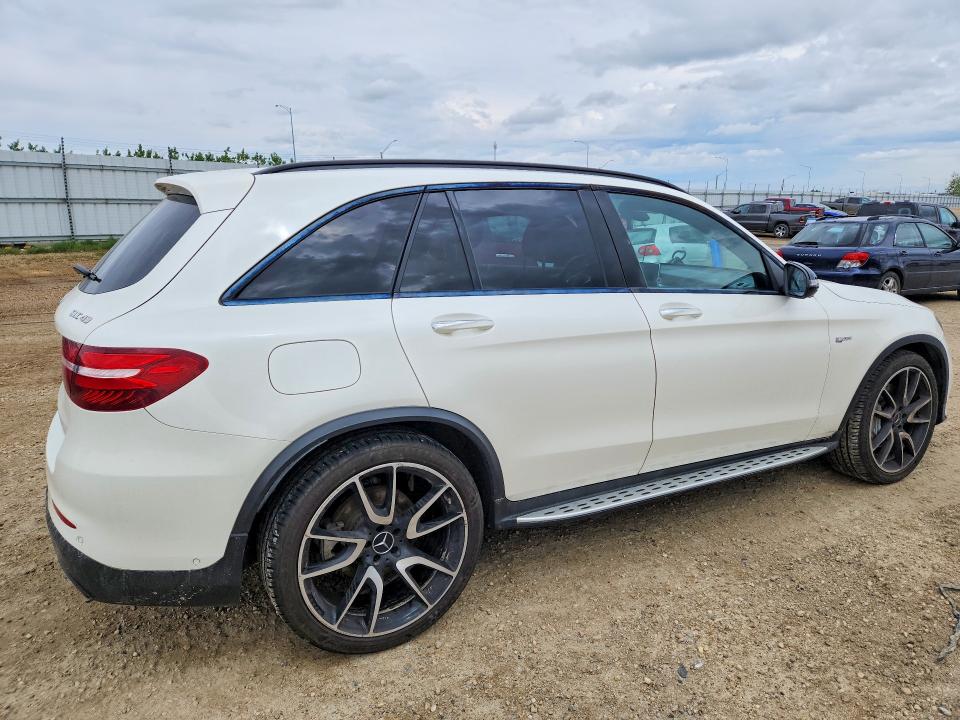 2019 Mercedes-benz Glc VIN WDC0G6EBXKF579372 COPART salvage auction — FRONT END, Ab - Bos - Salvage, sold $14,700 on 2026-07-16 (photo 3)