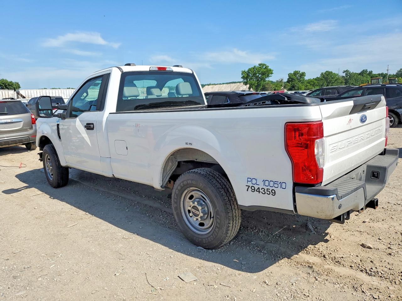 2021 Ford F-250 Super Duty VIN 1FTBF2A60MEC72692 COPART salvage auction — Front End, KS - CERTIFICATE OF TITLE, sold $7,100 on 2026-07-09 (photo 2)