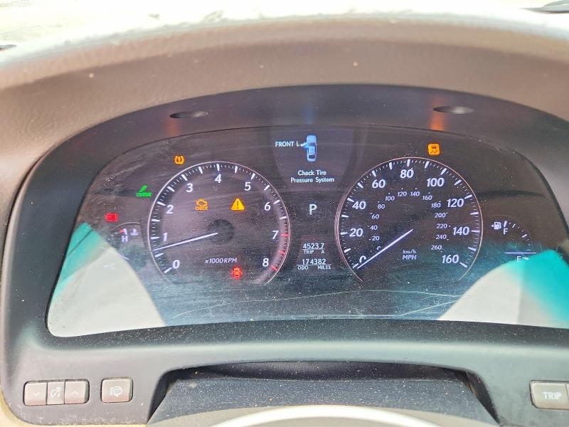 2009 Lexus Ls VIN JTHCL46F095002966 COPART salvage auction — SIDE, Al - Cert Of Title-Salvage Title, sold $725 on 2026-07-27 (photo 9)