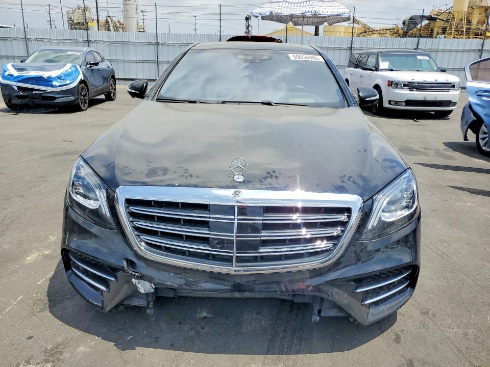 2018 Mercedes-benz S-klasse VIN WDDUG6GB0JA382734 COPART salvage auction — FRONT END, Ca - Dis/Dlr/Exp Only Clean Title, sold $22,000 on 2026-07-15 (photo 5)