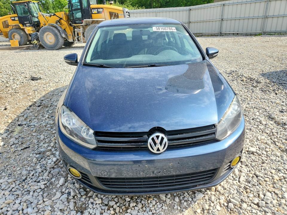 2011 Volkswagen Golf VIN WVWDM7AJXBW231431 COPART salvage auction — FRONT END, Mi - Dealer Only Clean Title, sold $775 on 2026-07-04 (photo 5)
