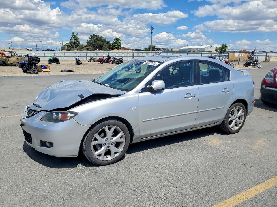 2008 Mazda 3 VIN JM1BK32F881170151 COPART salvage auction — FRONT END, Id - Salvage Certificate Of Title, sold $500 on 2026-07-30 (photo 1)