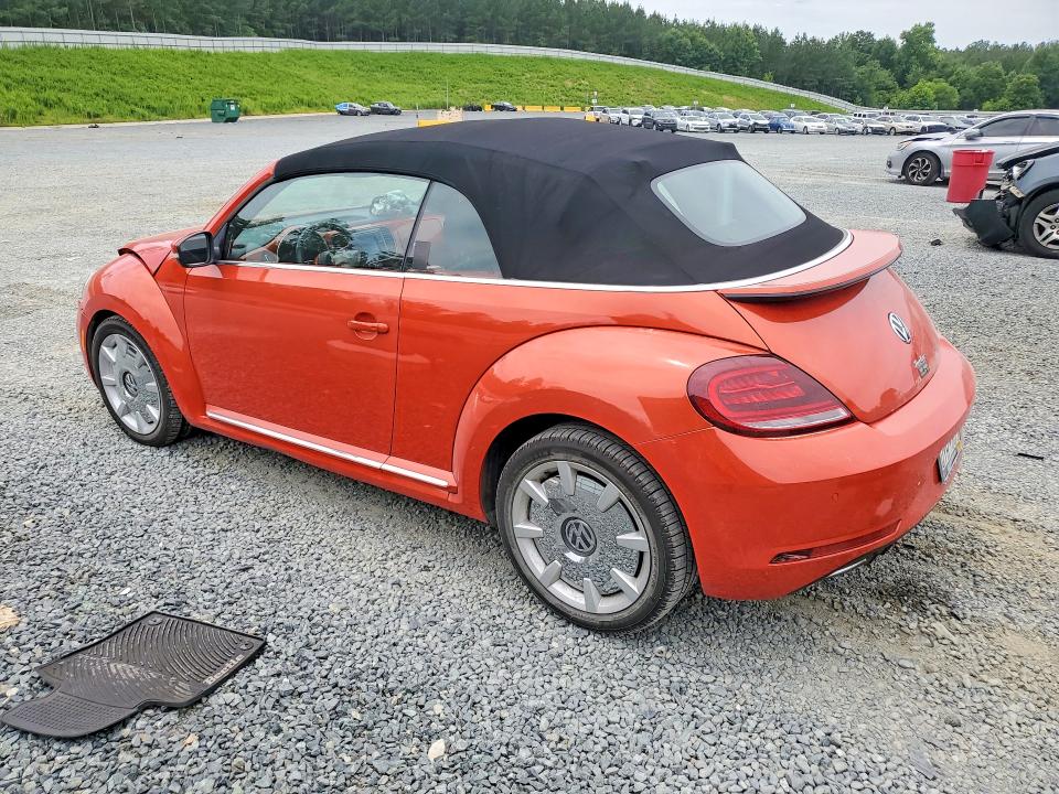 2017 Volkswagen Beetle VIN 3VW517AT2HM823149 COPART salvage auction — FRONT END, Nc - Salvage Certificate Of Title, sold $775 on 2026-07-23 (photo 2)