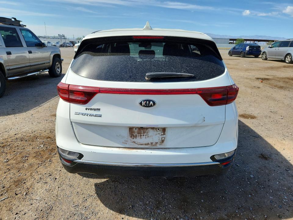 2020 Kia Sportage VIN KNDPM3AC2L7795576 COPART salvage auction — VANDALISM, Az - Cert Of Title - Salvage, sold $5,599 on 2026-07-07 (photo 6)