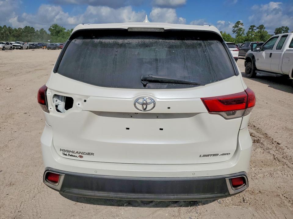 2019 Toyota Highlander VIN 5TDYZRFH3KS324764 COPART salvage auction — FRONT END, Fl - Cert Of Title Slvg Rebuildable (P), sold $11,200 on 2026-07-10 (photo 6)