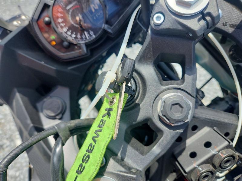 2021 Kawasaki VIN JKAEXKG10MDAD3244 COPART salvage auction — FRONT END, Nc - Salvage Certificate Of Title, sold $350 on 2026-07-23 (photo 8)