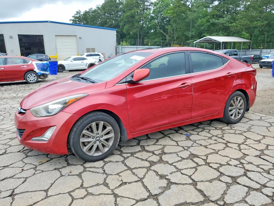 2015 Hyundai Elantra VIN KMHDH4AE0FU299188 COPART salvage auction — SIDE, GA - CERT OF TITLE-SALVAGE, sold $2,250 on 2026-07-24 (photo 1)