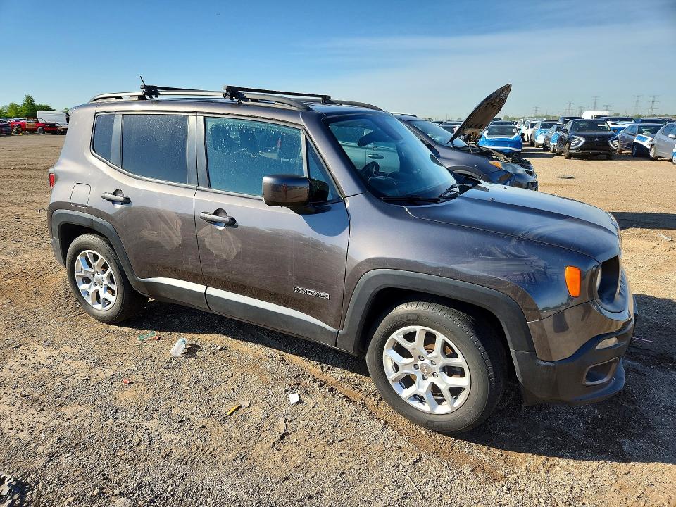 2016 Jeep Renegade VIN ZACCJABT3GPD81189 COPART salvage auction — VANDALISM, Il - Salvage Certificate, sold $1,250 on 2026-07-28 (photo 4)