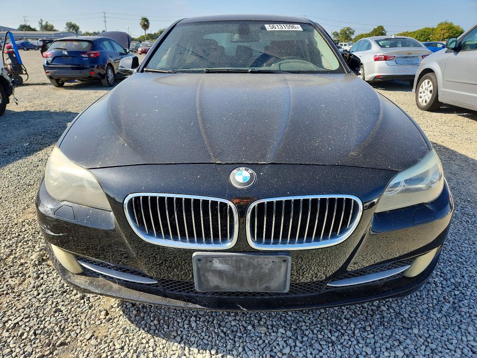 2011 BMW 5 series VIN WBAFR1C54BC739741 COPART salvage auction — SIDE, Ca - Salvage Certificate, sold $750 on 2026-07-02 (photo 5)