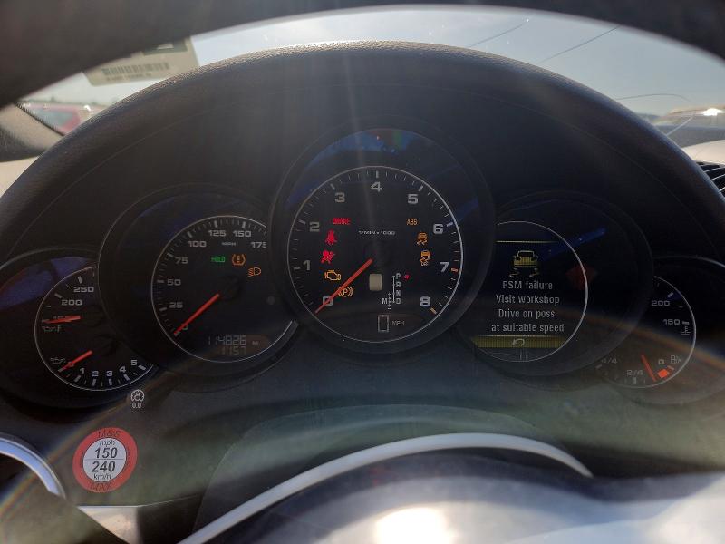 2016 Porsche Cayenne VIN WP1AA2A24GLA06307 COPART salvage auction — FRONT END, Il - Salvage Certificate, sold $1,500 on 2026-07-30 (photo 9)