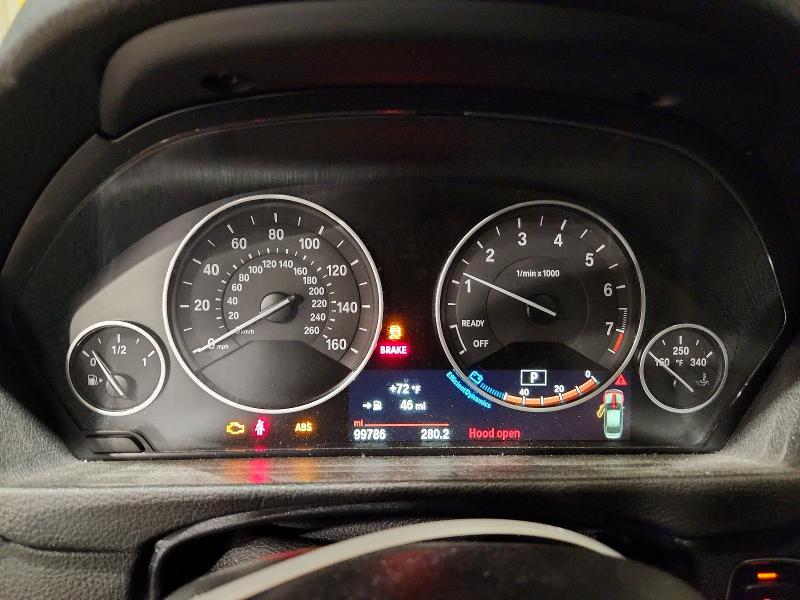 2015 BMW 3er VIN WBA3B5G58FNS20582 COPART salvage auction — FRONT END, Pa - Certificate Of Salvage, sold $1,400 on 2026-08-07 (photo 9)