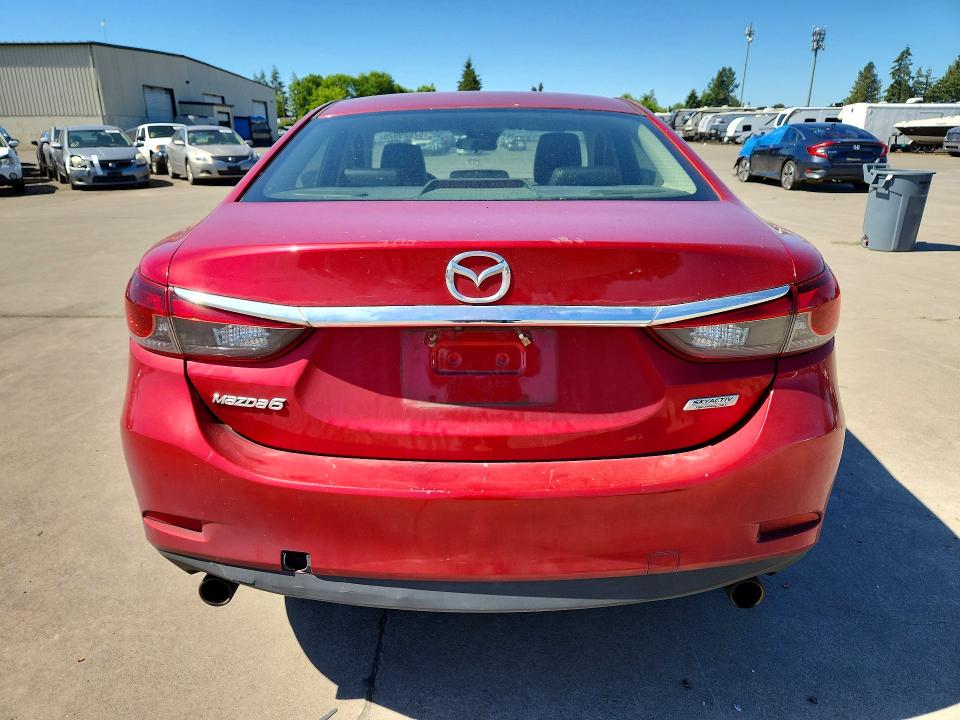 2017 Mazda 6 VIN JM1GL1V50H1140927 COPART salvage auction — FRONT END, Or - Salvage Title Certificate, sold $2,150 on 2026-08-03 (photo 6)