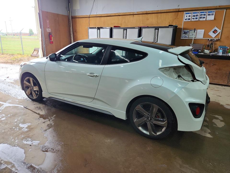 2013 Hyundai Veloster VIN KMHTC6AE6DU084823 COPART salvage auction — REAR END, Mi - Certificate Of Title, sold $60 on 2026-07-22 (photo 2)