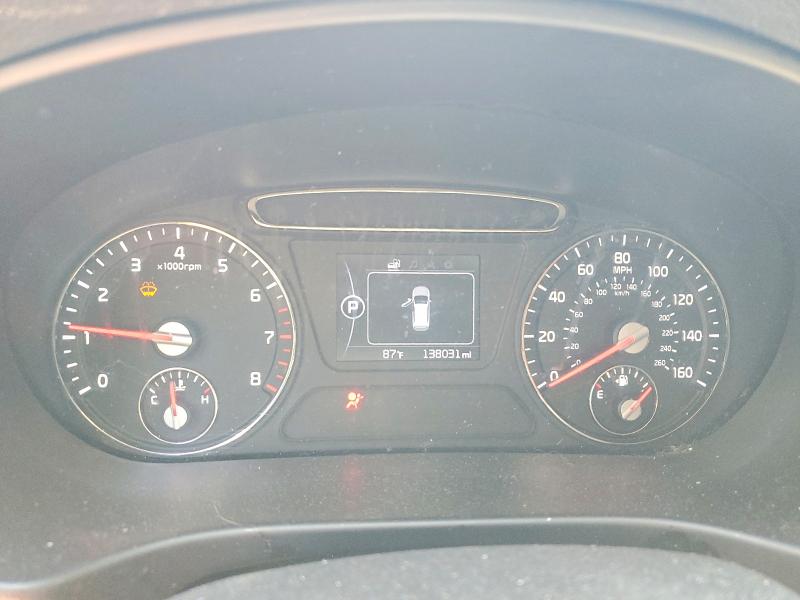 2017 Kia VIN 5XYPGDA56HG234273 COPART salvage auction — FRONT END, Or - Salvage Title Certificate, sold $1,000 on 2026-07-13 (photo 9)