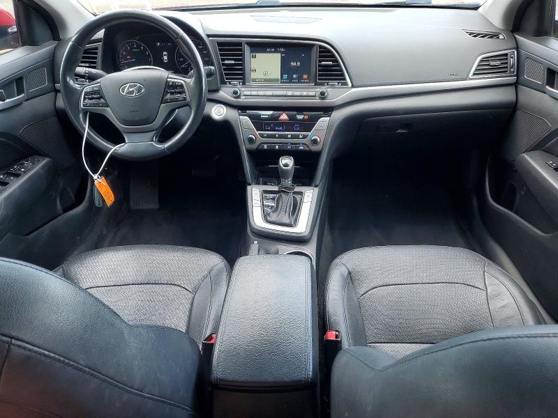 2017 Hyundai Elantra VIN KMHD84LF9HU283970 COPART salvage auction — FRONT END, Ny - Mv-907A Salvage Certificate, sold $1,350 on 2026-07-07 (photo 8)