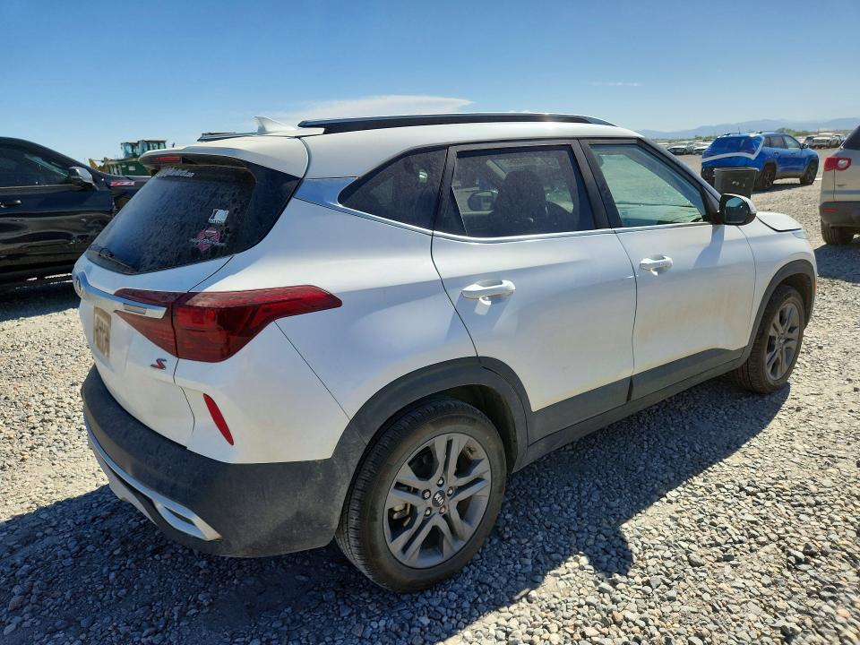 2021 Kia Seltos VIN KNDEUCAA1M7043388 COPART salvage auction — FRONT END, Co - Public - Salvage Title, sold $3,150 on 2026-07-14 (photo 3)