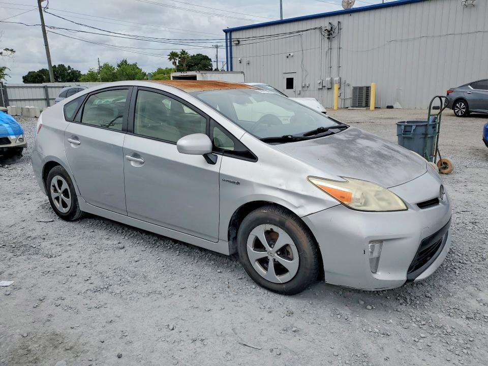 2014 Toyota Prius VIN JTDKN3DU9E1767954 COPART salvage auction — FRONT END, FL - CERTIFICATE OF TITLE, sold $1,750 on 2026-07-14 (photo 4)