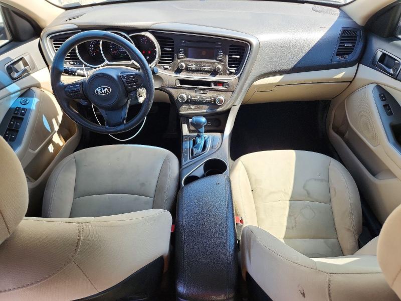 2015 Kia Optima VIN KNAGM4A76F5620205 COPART salvage auction — FRONT END, Ga - Cert Of Title-Salvage, sold $375 on 2026-07-09 (photo 8)
