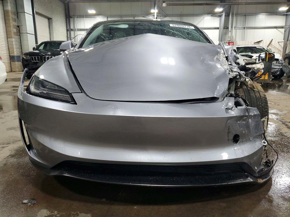 2025 Tesla Model 3 VIN 5YJ3E1ET4SF073478 COPART salvage auction — FRONT END, Mn - Cert Of Title-Salvage, sold $250 on 2026-09-08 (photo 5)