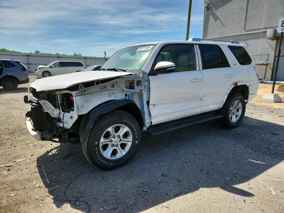 2018 Toyota 4runner VIN JTEBU5JRXJ5504904 COPART salvage auction — FRONT END, Va - Cert Of Title - Salvage, sold $12,600 on 2026-07-15 (photo 1)