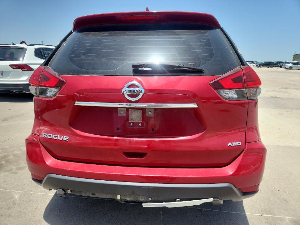 2017 Nissan Rogue VIN JN8AT2MVXHW265096 COPART salvage auction — FRONT END, Tx - Certificate Of Title (P), sold $1,800 on 2026-07-09 (photo 6)