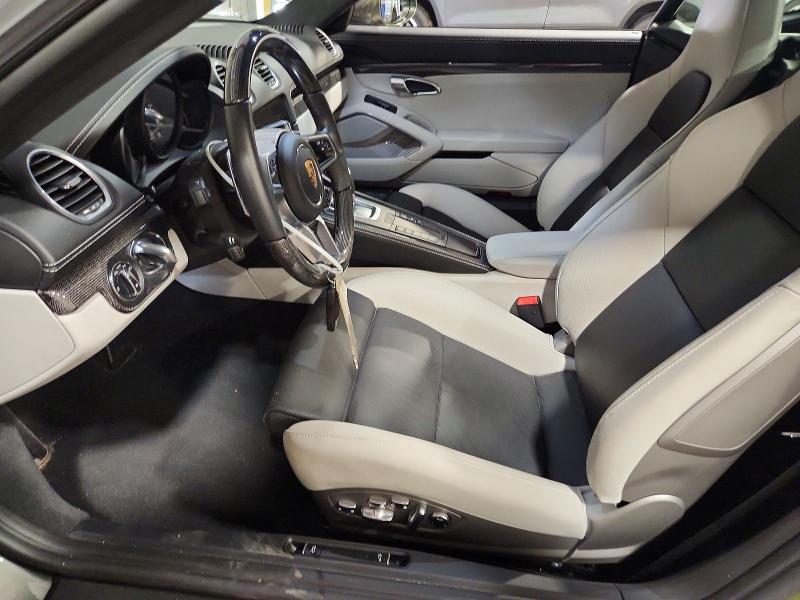 2021 Porsche Cayman VIN WP0AD2A87MS281720 COPART salvage auction — UNDERCARRIAGE, Co - Public - Salvage Title, sold $27,000 on 2026-07-31 (photo 7)