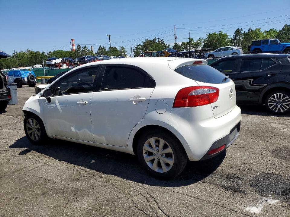2013 Kia Rio VIN KNADN5A39D6137463 COPART salvage auction — FRONT END, Co - Salvage Title, sold $300 on 2026-07-14 (photo 2)