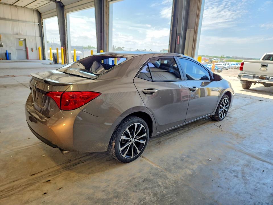 2017 Toyota Corolla VIN 5YFBURHE1HP681207 COPART salvage auction — HAIL, Ne - Cert Of Title-Salvage, sold $4,500 on 2026-07-07 (photo 3)