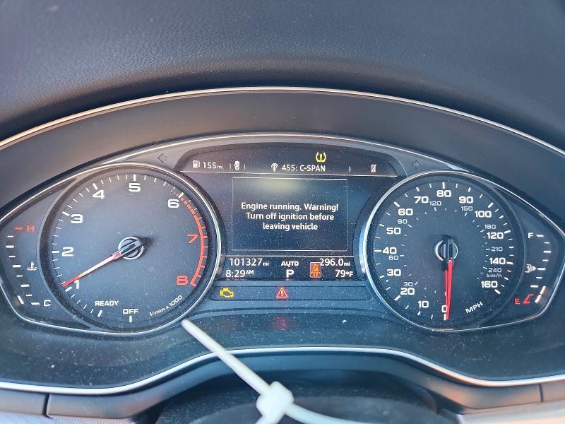 2018 Audi A4 VIN WAUENAF40JA062269 COPART salvage auction — FRONT END, Nj - Cert Of Title-Salvage, sold $4,200 on 2026-07-27 (photo 9)