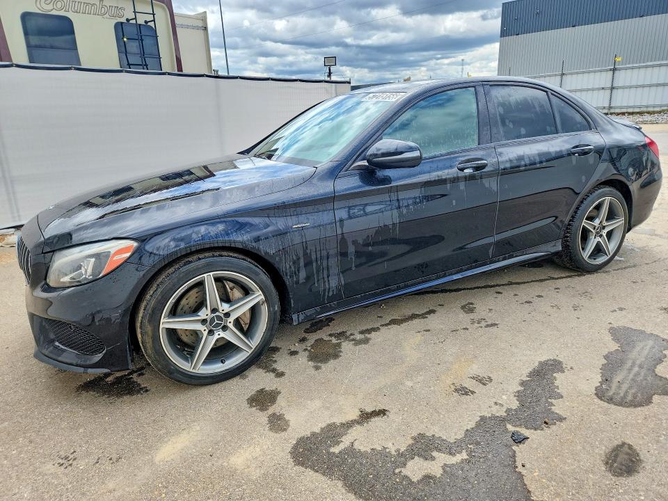 2016 Mercedes-benz C class VIN 55SWF4KBXGU113317 COPART salvage auction — REAR END, On - Bill Of Sale, sold $5,000 on 2026-07-02 (photo 1)
