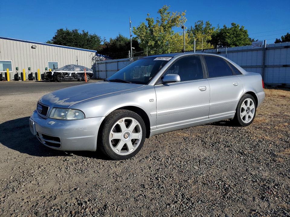 2000 Audi Rs4 VIN WAUDD68D3YA034145 COPART salvage auction — FRONT END, Ca - Dis/Dlr/Exp App For Dup Clean, sold $1,150 on 2026-07-09 (photo 1)