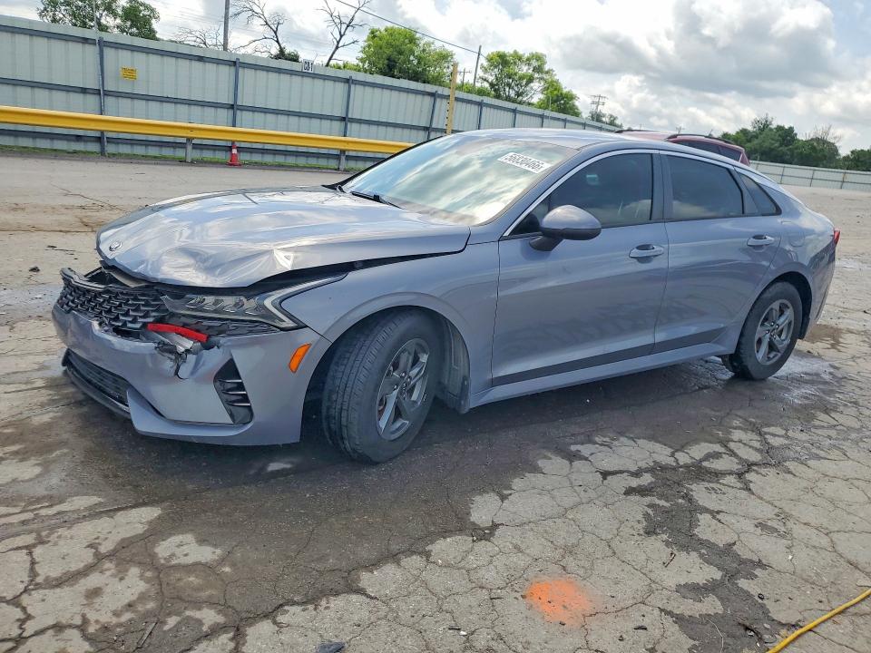 2021 Kia K5 VIN 5XXG24J2XMG021037 COPART salvage auction — FRONT END, Tn - Salvage Certificate, sold $3,550 on 2026-07-27 (photo 1)