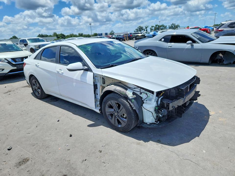 2021 Hyundai Elantra VIN KMHLM4AJ6MU011840 COPART salvage auction — FRONT END, Fl - Cert Of Title Slvg Rebuildable, sold $6,300 on 2026-07-13 (photo 4)