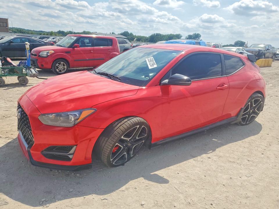 2019 Hyundai Veloster VIN KMHT36AH1KU001578 COPART salvage auction — UNDERCARRIAGE, Mo - Salvage Certificate Of Title, sold $325 on 2026-07-28 (photo 1)