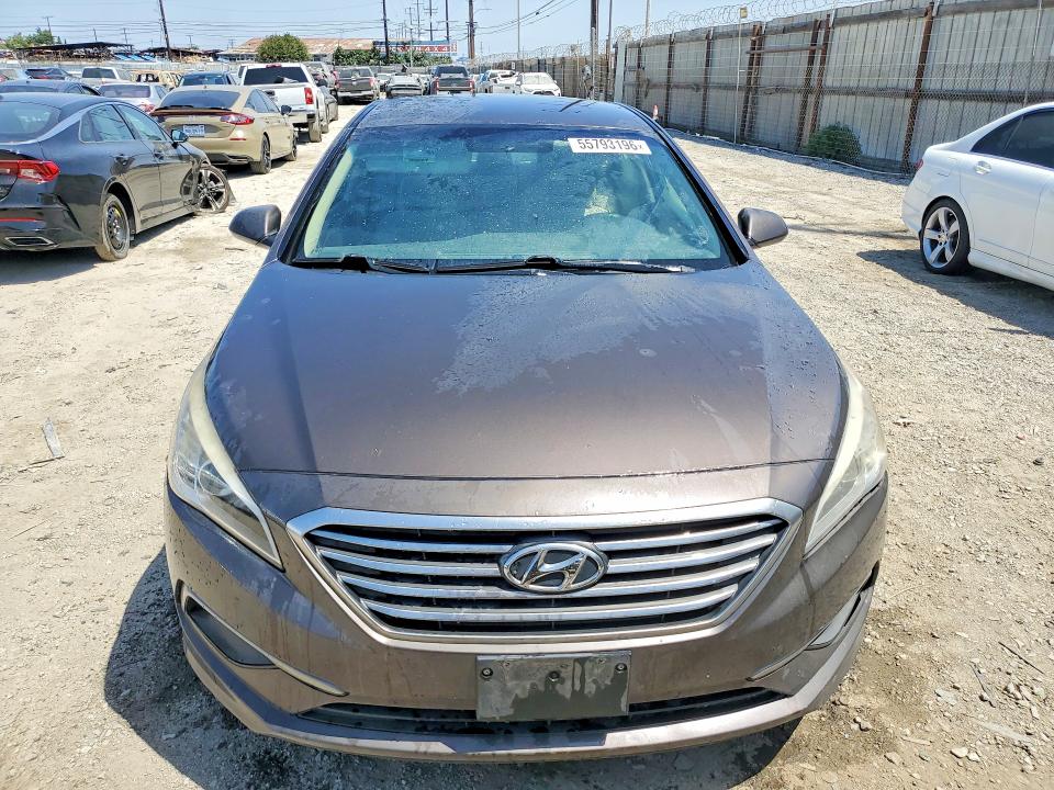 2017 Hyundai Sonata VIN 5NPE24AF2HH591652 COPART salvage auction — MINOR DENT/SCRATCHES, Ca - Salvage Certificate, sold $1,450 on 2026-07-02 (photo 5)