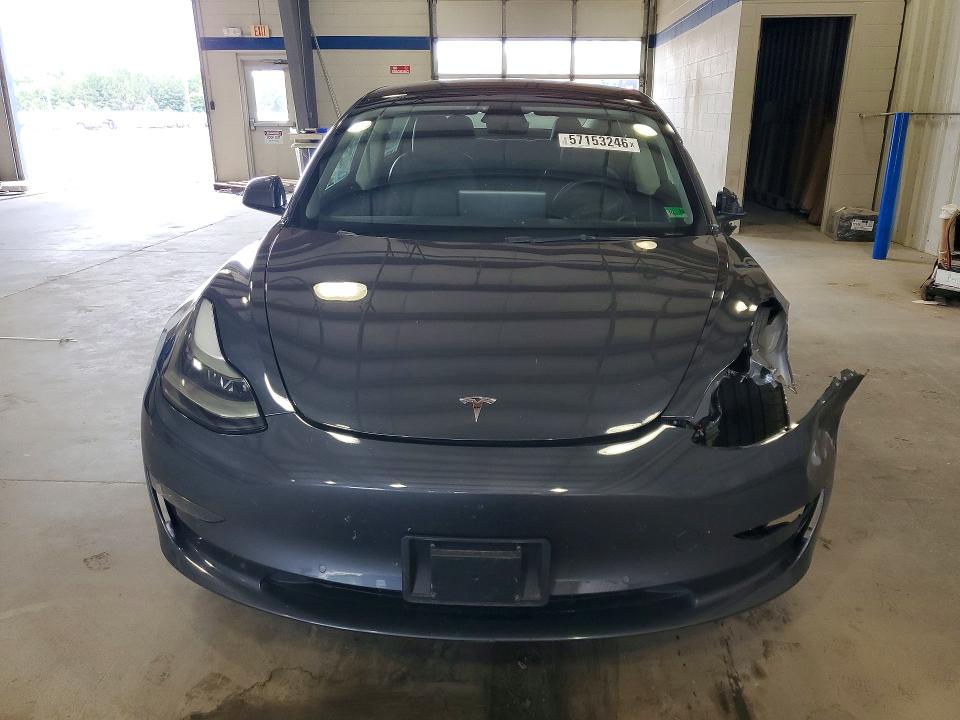 2022 Tesla Model 3 VIN 5YJ3E1EC8NF344157 COPART salvage auction — FRONT END, Va - Cert Of Title - Salvage, sold $7,200 on 2026-07-02 (photo 5)