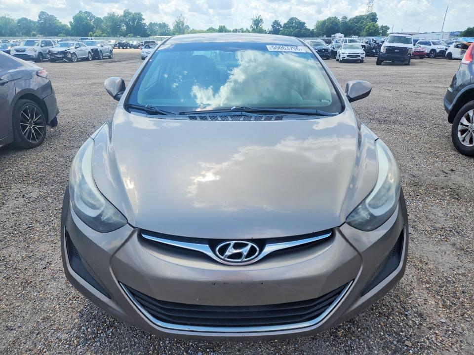 2014 Hyundai Elantra VIN 5NPDH4AE0EH521774 COPART salvage auction — MECHANICAL, Fl - Certificate Of Title, sold $1,750 on 2026-07-02 (photo 5)