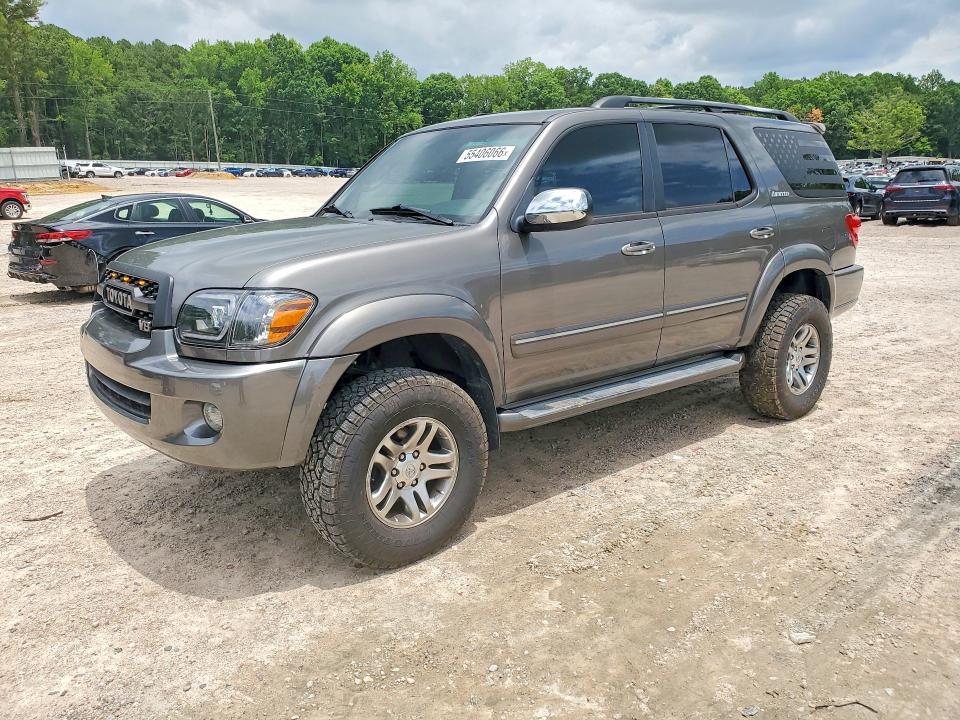 2007 Toyota Sequoia VIN 5TDBT48A27S278409 COPART salvage auction — MINOR DENT/SCRATCHES, NC - SALVAGE CERTIFICATE OF TITLE, sold $3,300 on 2026-07-31 (photo 1)